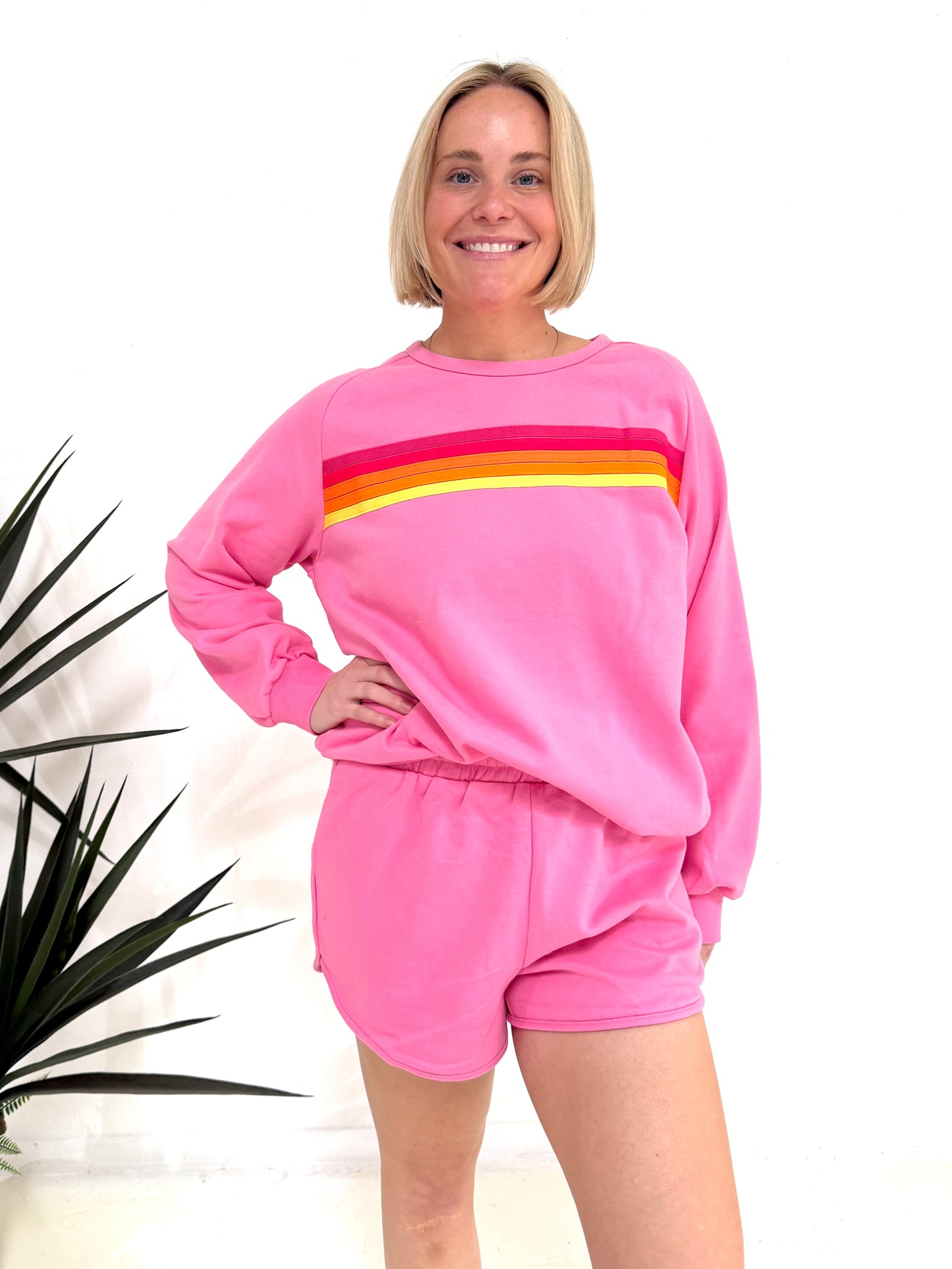 Hustle Hard Sweatshirt and Short Set