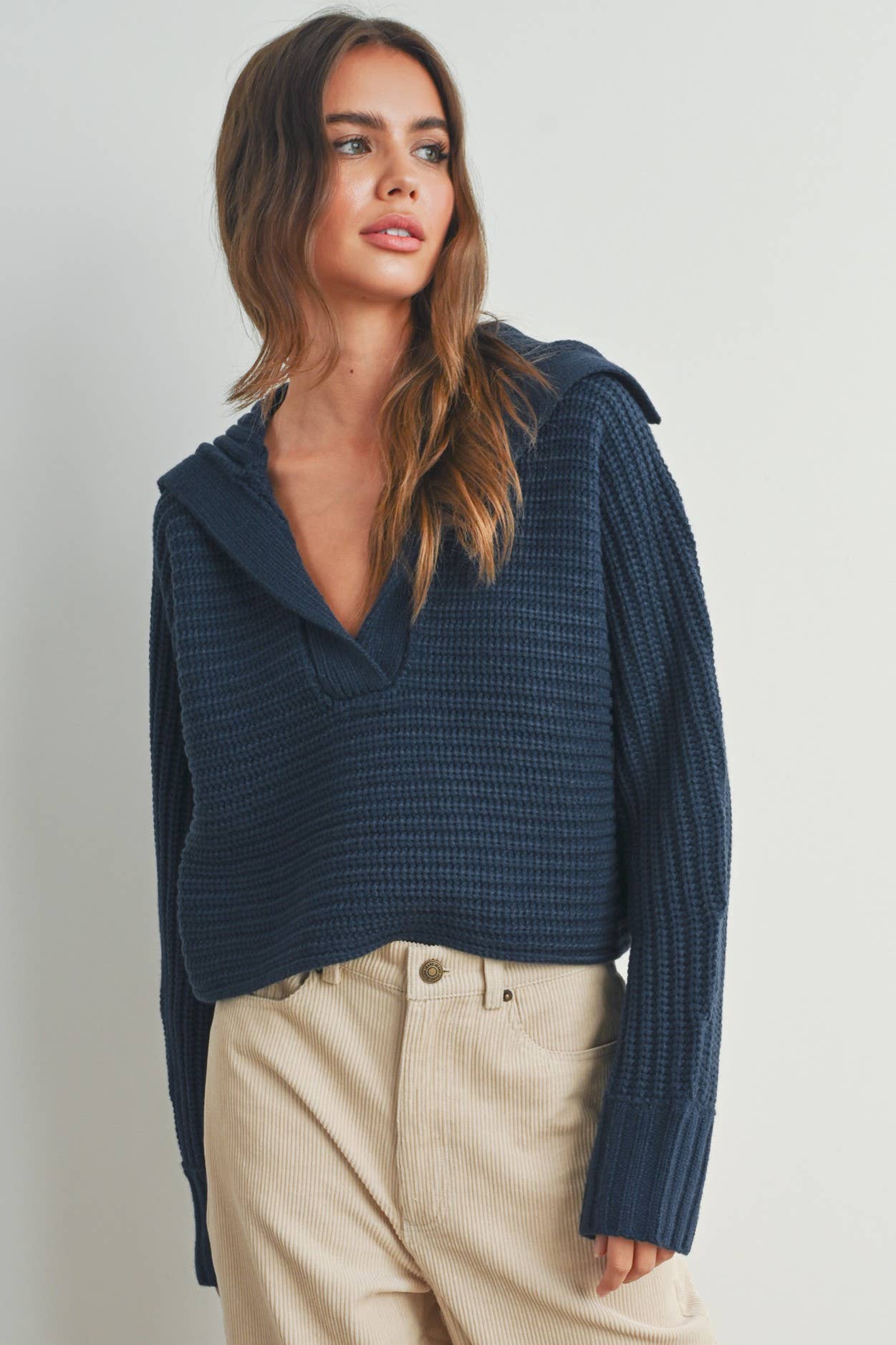 Drama Crop Sweater
