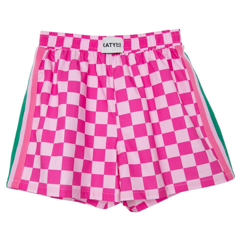 Hot Pink Racetrack Boxer Shorts