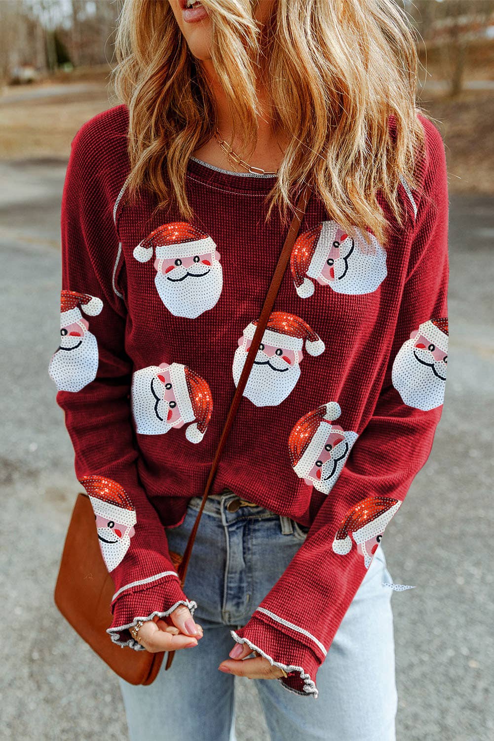 Santa Sparkle Long Sleeve