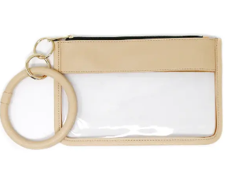 Clear Wristlet Stadium Bag