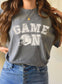GAME ON FOOTBALL HELMET GRAPHIC TEE