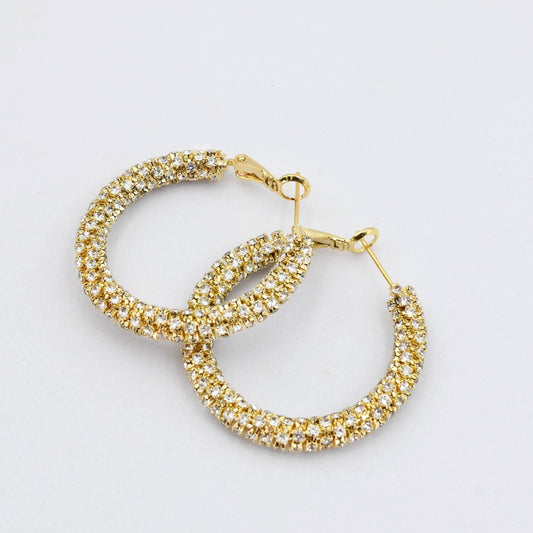 Chic Crystal Hoop