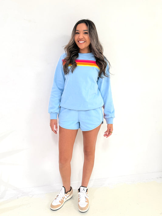 Hustle Hard Sweatshirt and Short Set