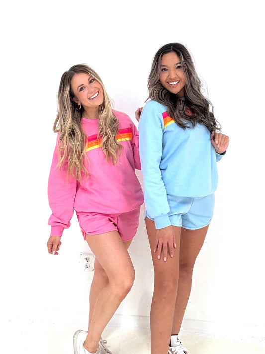 Hustle Hard Sweatshirt and Short Set