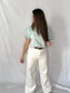 Wide Leg White Jeans