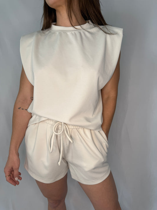 Annie Elastic Waist Shorts