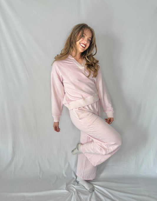 Greyson Polo V Neck Sweatshirt