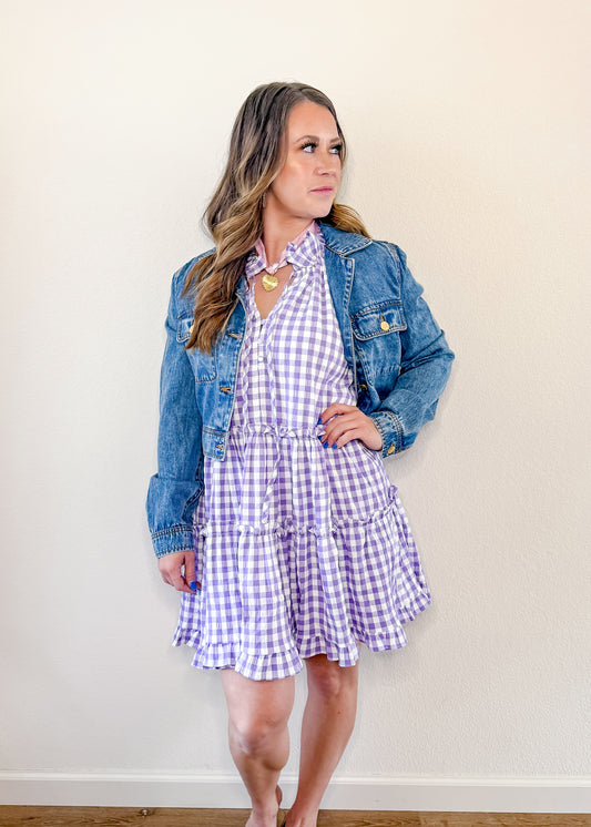 Mateo Cropped Denim Jacket