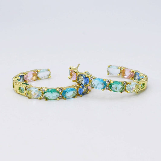 Pastel Dreams Hoop Gold 