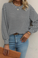 Stripe Round Neck Long Sleeve Top